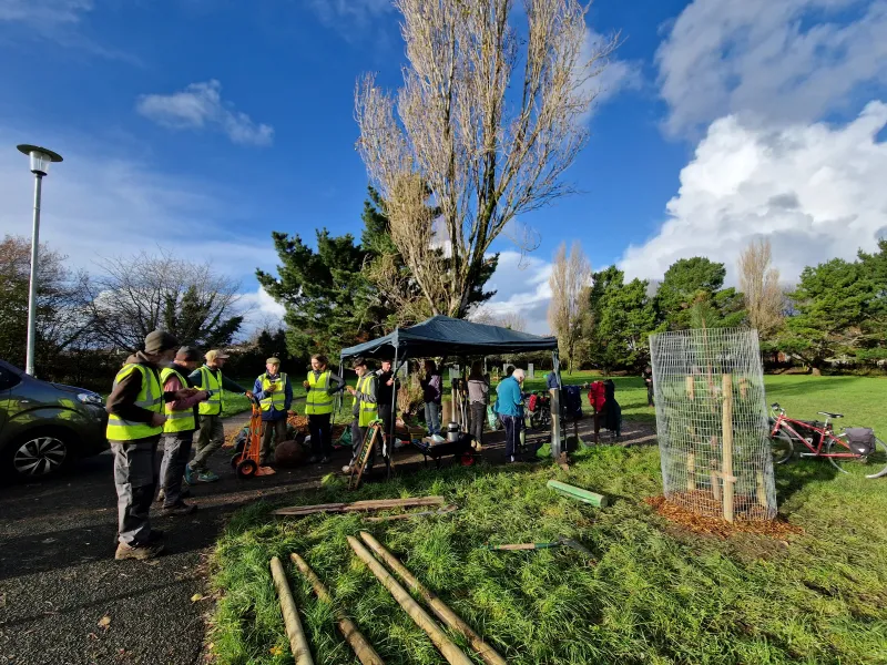 Well deserved pasty break