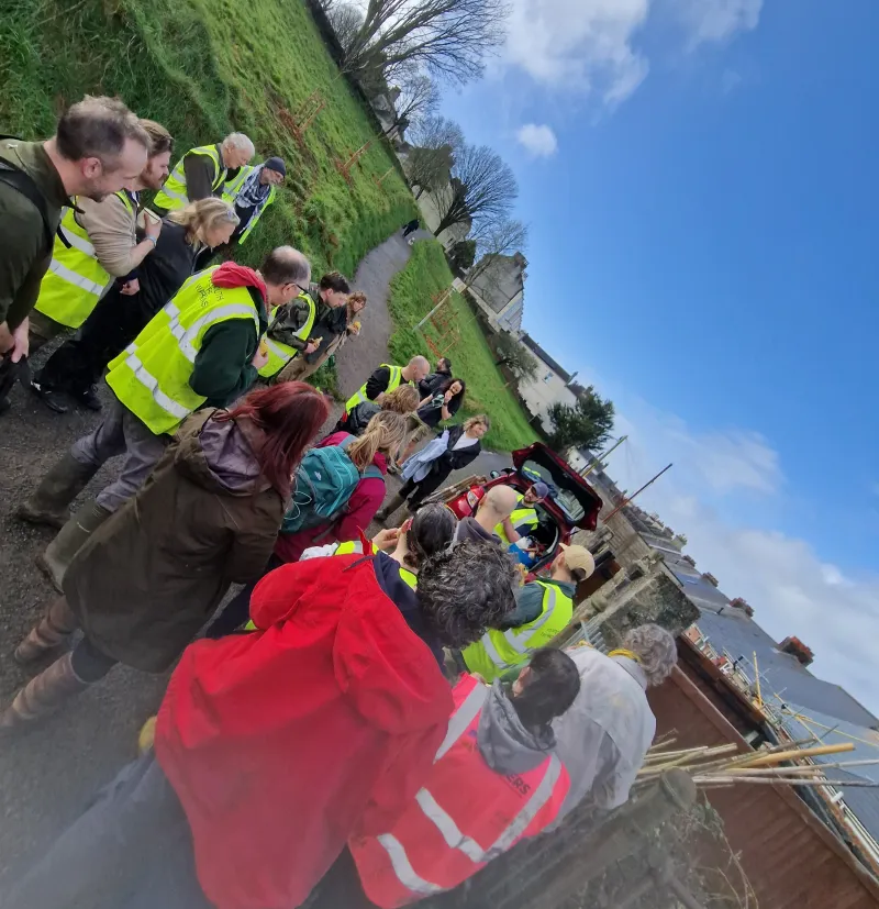 Kenny telling us about the project