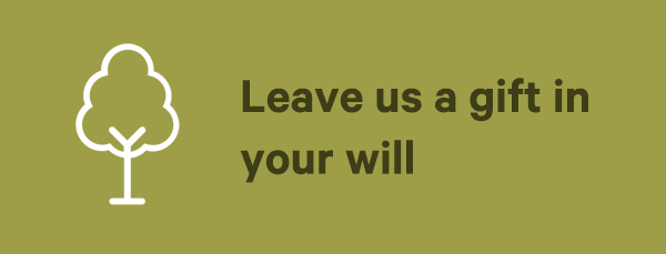 Leave us a gift in your will